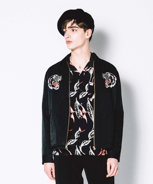 CRIMIE(クライミー)の「ALOHA&LEOPARD RAYON SHIRT(シャツ/ブラウス・メンズ・ネイビー/ブラック・S/XXL/L/XL/M)」の20枚目の写真