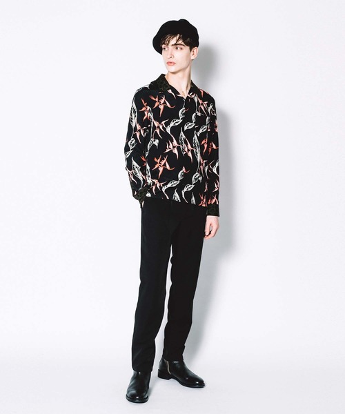 CRIMIE(クライミー)の「ALOHA&LEOPARD RAYON SHIRT(シャツ/ブラウス・メンズ・ネイビー/ブラック・S/XXL/L/XL/M)」の7枚目の写真