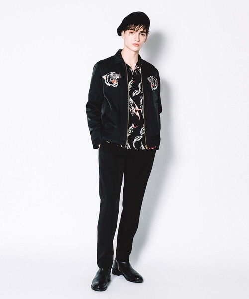 CRIMIE(クライミー)の「ALOHA&LEOPARD RAYON SHIRT(シャツ/ブラウス・メンズ・ネイビー/ブラック・S/XXL/L/XL/M)」の8枚目の写真