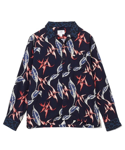 CRIMIE(クライミー)の「ALOHA&LEOPARD RAYON SHIRT(シャツ/ブラウス・メンズ・ネイビー/ブラック・S/XXL/L/XL/M)」の10枚目の写真