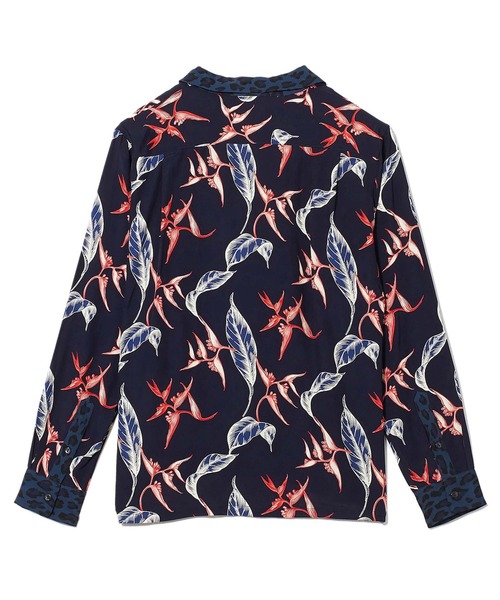 CRIMIE(クライミー)の「ALOHA&LEOPARD RAYON SHIRT(シャツ/ブラウス・メンズ・ネイビー/ブラック・S/XXL/L/XL/M)」の11枚目の写真