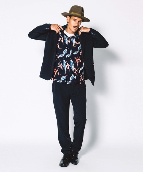 CRIMIE(クライミー)の「ALOHA&LEOPARD RAYON SHIRT(シャツ/ブラウス・メンズ・ネイビー/ブラック・S/XXL/L/XL/M)」の16枚目の写真