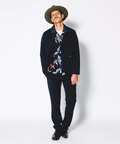 CRIMIE(クライミー)の「ALOHA&LEOPARD RAYON SHIRT(シャツ/ブラウス・メンズ・ネイビー/ブラック・S/XXL/L/XL/M)」の17枚目の写真