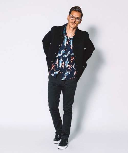 CRIMIE(クライミー)の「ALOHA&LEOPARD RAYON SHIRT(シャツ/ブラウス・メンズ・ネイビー/ブラック・S/XXL/L/XL/M)」の18枚目の写真