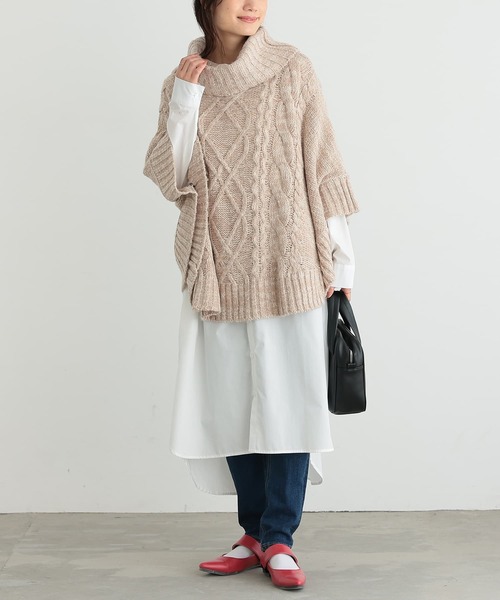 osharewalker（オシャレウォーカー）の「『モヘヤタッチケーブルニット