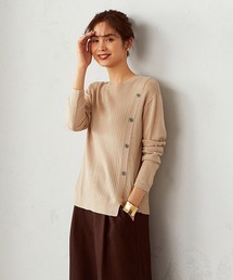 レイヤード風 ニット プルオーバー