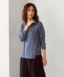 レイヤード風 ニット プルオーバー
