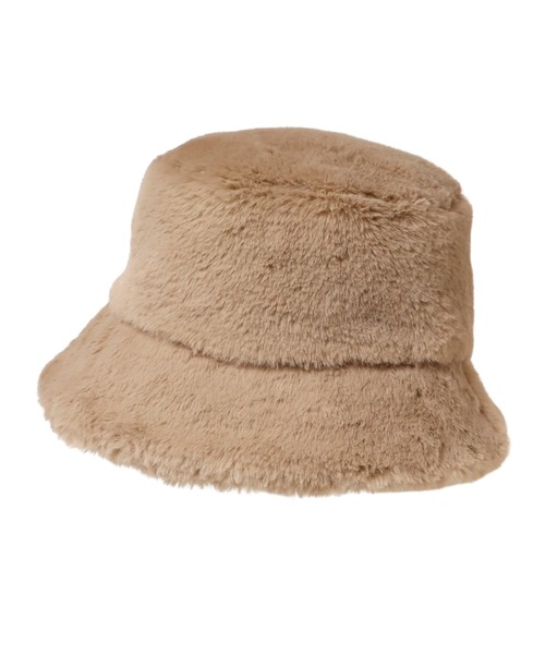 14+（イチヨンプラス）の「エコファーバケットハット（ハット・レディース・ブラック/アイボリー/モカ/ベージュ・FREE）」の21枚目の写真