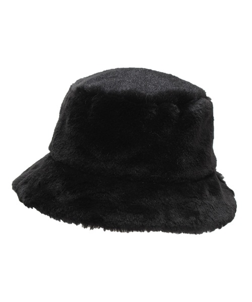 14+（イチヨンプラス）の「エコファーバケットハット（ハット・レディース・ブラック/アイボリー/モカ/ベージュ・FREE）」の20枚目の写真