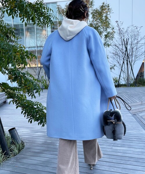 ノーカラーコートノリリ様 crewre online shop / 2wayノーカラーパファーコート