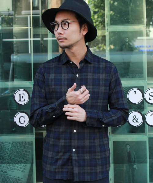 EDIFICE（エディフィス）の「◇【MENS JOKER1月号掲載】TOP TARTAN セミワイド（シャツ/ブラウス・メンズ・その他15/その他1/その他7/その他9・46/48/44/50）」の2枚目の写真