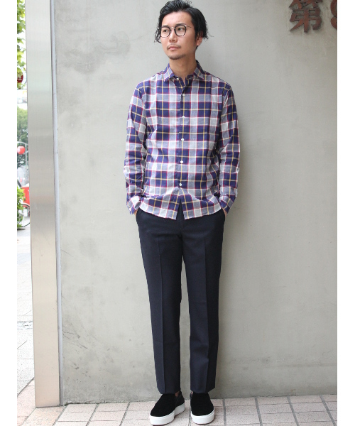 EDIFICE（エディフィス）の「◇【MENS JOKER1月号掲載】TOP TARTAN セミワイド（シャツ/ブラウス・メンズ・その他15/その他1/その他7/その他9・46/48/44/50）」の17枚目の写真