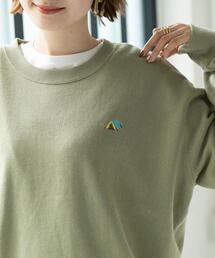 coen | USAコットンオーガニックコットンミックス裏起毛アウトドアコーエンベア刺繍スウェット#(スウェット)