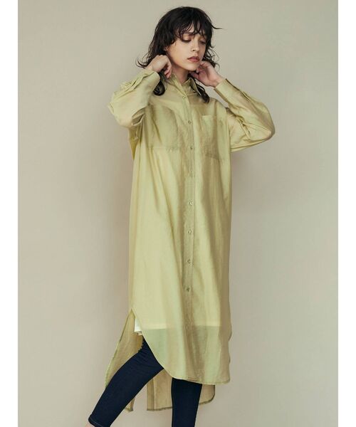 バック釦シアーシャツワンピース ワンピース Cotorica コトリカ のファッション通販 Zozotown