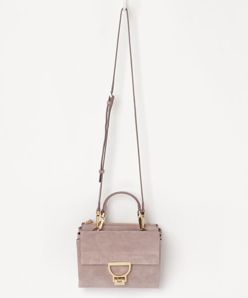 COCCINELLE（コチネレ）の「《COCCINELLE/コチネレ》ARLETTIS SUEDE（ショルダーバッグ・レディース・グレー/ネイビー/グリーン/ピンク/イエロー/ブラウン/ブラック/ライトピンク・FREE）」の8枚目の写真
