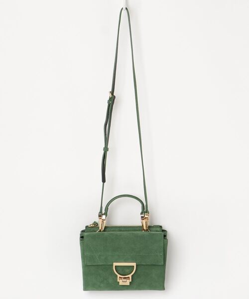 COCCINELLE（コチネレ）の「《COCCINELLE/コチネレ》ARLETTIS SUEDE（ショルダーバッグ・レディース・グレー/ネイビー/グリーン/ピンク/イエロー/ブラウン/ブラック/ライトピンク・FREE）」の4枚目の写真