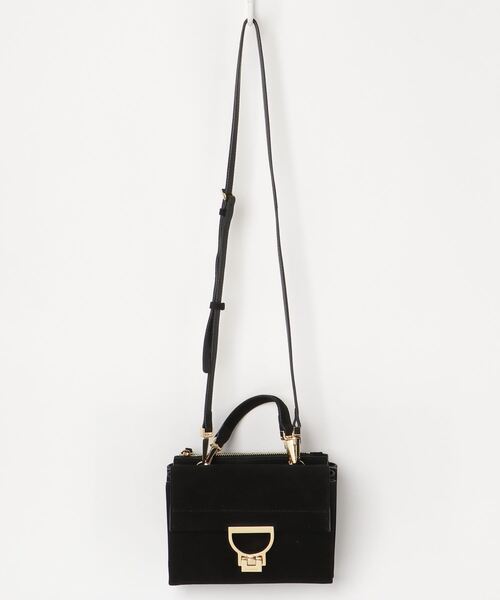 COCCINELLE（コチネレ）の「《COCCINELLE/コチネレ》ARLETTIS SUEDE（ショルダーバッグ・レディース・グレー/ネイビー/グリーン/ピンク/イエロー/ブラウン/ブラック/ライトピンク・FREE）」の2枚目の写真