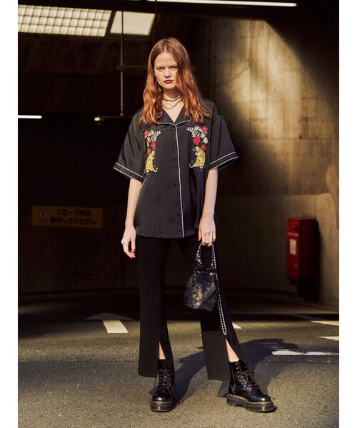 jouetie（ジュエティ）の「フロントスリットパンツ（その他パンツ・レディース・ブラック/ブルー/その他1/クリア・MEDIUM）」の10枚目の写真