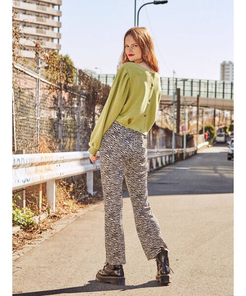 jouetie（ジュエティ）の「フロントスリットパンツ（その他パンツ・レディース・ブラック/ブルー/その他1/クリア・MEDIUM）」の12枚目の写真