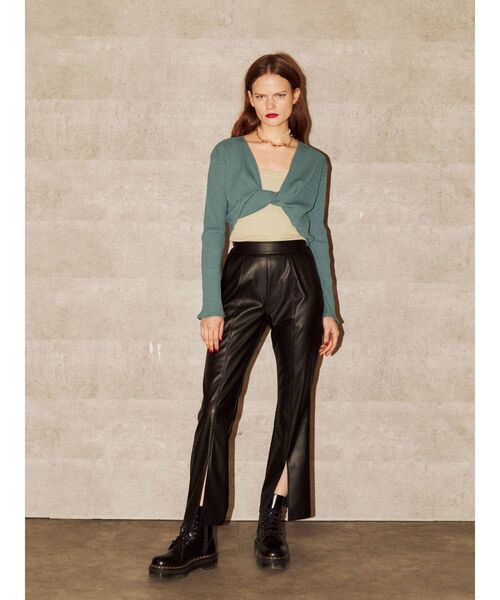 jouetie（ジュエティ）の「フロントスリットパンツ（その他パンツ・レディース・ブラック/ブルー/その他1/クリア・MEDIUM）」の9枚目の写真