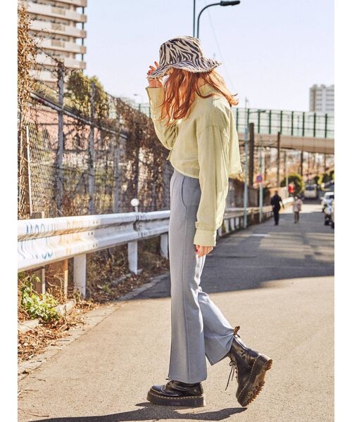 jouetie（ジュエティ）の「フロントスリットパンツ（その他パンツ・レディース・ブラック/ブルー/その他1/クリア・MEDIUM）」の11枚目の写真