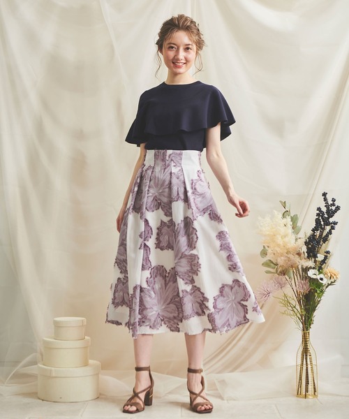 NOELA（ノエラ）の「アシメフリルニット（ニット/セーター・レディース・オフホワイト/ライトグリーン/ネイビー・FREE）」の12枚目の写真