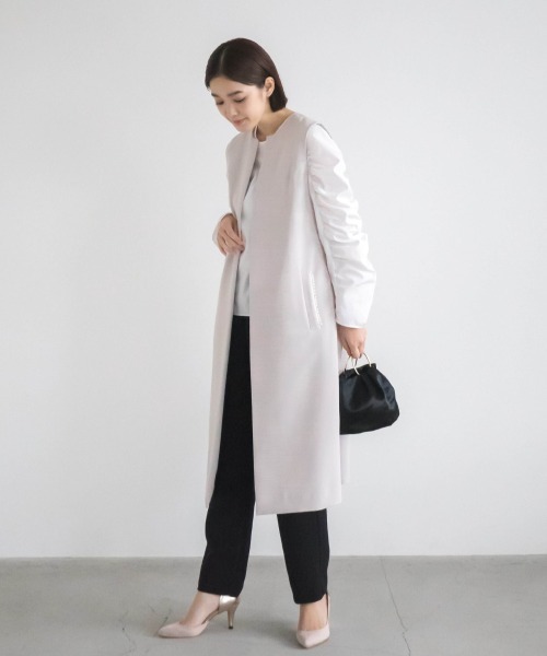 セール】ポケットフリルパンツ【セットアップ対応】（スーツパンツ  