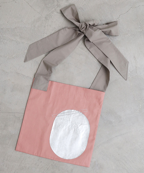 caph(カーフ)の「pink pepper × caph 片結びバッグ(ショルダーバッグ・レディース・ピンク・FREE)」の2枚目の写真