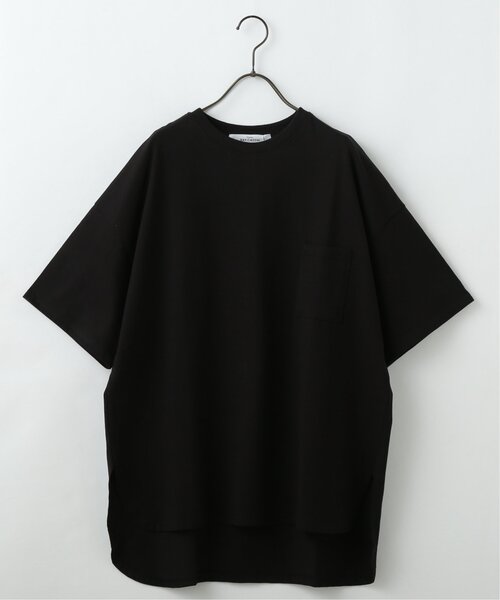 frames RAY CASSIN（フレームスレイカズン）の「前後差ラウンドポケTEE（Tシャツ/カットソー・レディース・ブラック/ブルー/グレイッシュベージュ/キナリ・FREE）」の2枚目の写真