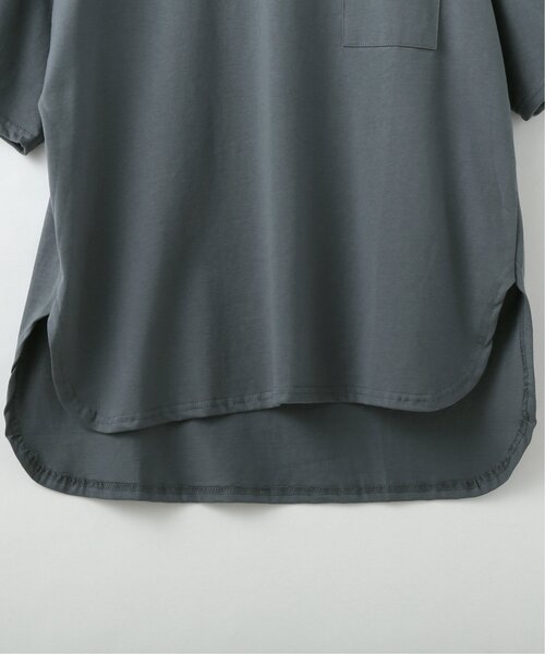 frames RAY CASSIN（フレームスレイカズン）の「前後差ラウンドポケTEE（Tシャツ/カットソー・レディース・ブラック/ブルー/グレイッシュベージュ/キナリ・FREE）」の10枚目の写真