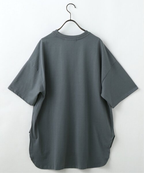 frames RAY CASSIN（フレームスレイカズン）の「前後差ラウンドポケTEE（Tシャツ/カットソー・レディース・ブラック/ブルー/グレイッシュベージュ/キナリ・FREE）」の11枚目の写真