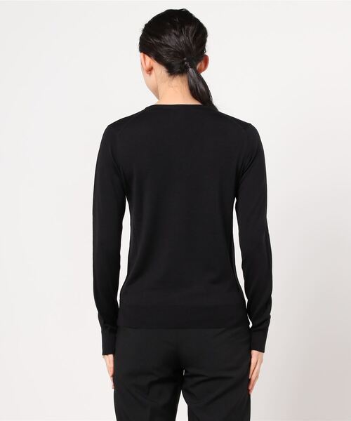 SUNSPEL（サンスペル）の「WOMEN’S MERINO SILK（ニット/セーター・レディース・ダークオレンジ/ブラック・2）」の8枚目の写真