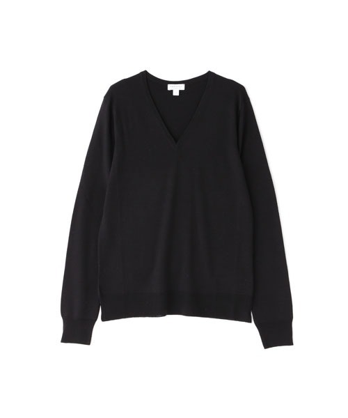 SUNSPEL（サンスペル）の「WOMEN’S MERINO SILK（ニット/セーター・レディース・ダークオレンジ/ブラック・2）」の2枚目の写真