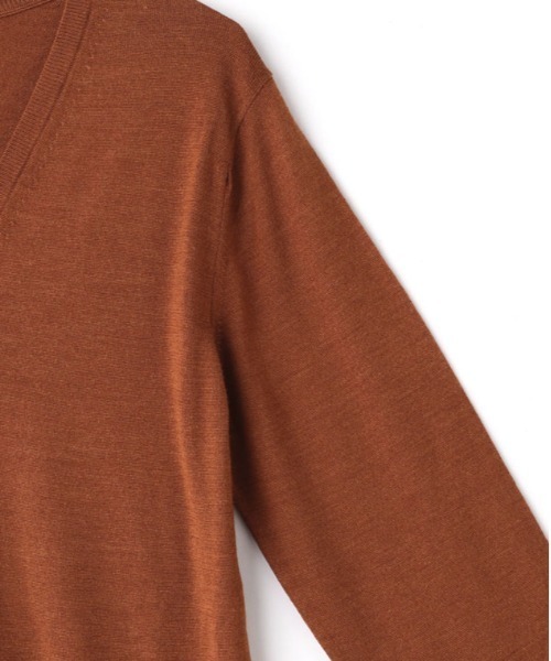 SUNSPEL（サンスペル）の「WOMEN’S MERINO SILK（ニット/セーター・レディース・ダークオレンジ/ブラック・2）」の6枚目の写真