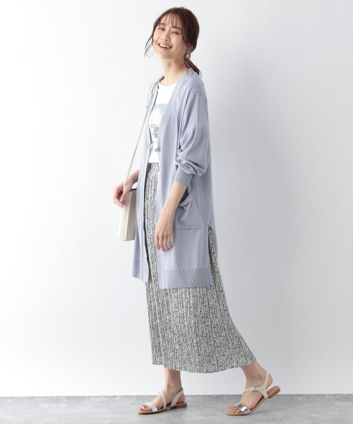 GLOBAL WORK（グローバルワーク）の「サラサラドライUVケアカーディガン/932271（カーディガン/ボレロ・レディース・グレー/アイボリー/モカ/ブルーパープル・MEDIUM/LARGE）」の15枚目の写真