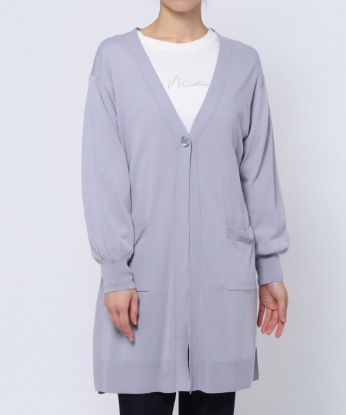 GLOBAL WORK（グローバルワーク）の「サラサラドライUVケアカーディガン/932271（カーディガン/ボレロ・レディース・グレー/アイボリー/モカ/ブルーパープル・MEDIUM/LARGE）」の13枚目の写真
