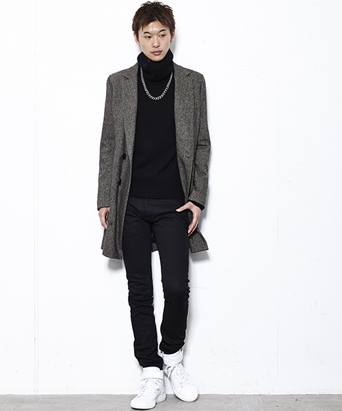 603（ロクマルサン）の「603 ヘリンボーンビックコート（その他アウター・メンズ・ダークグレー・42/40）」の12枚目の写真