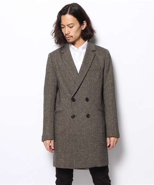 603（ロクマルサン）の「603 ヘリンボーンビックコート（その他アウター・メンズ・ダークグレー・42/40）」の10枚目の写真