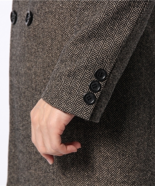603（ロクマルサン）の「603 ヘリンボーンビックコート（その他アウター・メンズ・ダークグレー・42/40）」の5枚目の写真