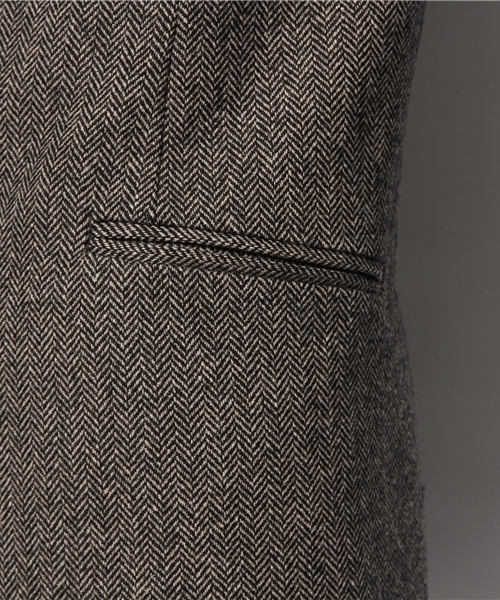 603（ロクマルサン）の「603 ヘリンボーンビックコート（その他アウター・メンズ・ダークグレー・42/40）」の4枚目の写真