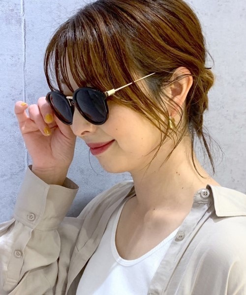 LEPSIM（レプシィム）の「ファッショングラスＢＡＳＩＣ　926328（サングラス・レディース・ブラック/ブラウン・ONE SIZE）」の15枚目の写真