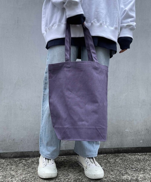 United Athle（ユナイテッドアスレ）の「United Athle/レギュラー キャンバス トートバッグ（トートバッグ・レディース・レッド系その他/ネイビー/ブルー系その他/ブラック/レッド/ブラック系その他/ナチュラル/モカ/オリーブ/パープル系1/ブルー系1/グリーン系1/スモークピンク/スミクロ/インディゴブルー/キャメル/ピンク系1・ONESIZE）」の12枚目の写真