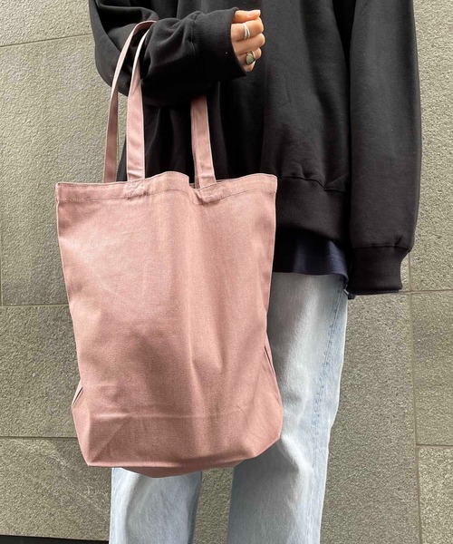 United Athle（ユナイテッドアスレ）の「United Athle/レギュラー キャンバス トートバッグ（トートバッグ・レディース・レッド系その他/ネイビー/ブルー系その他/ブラック/レッド/ブラック系その他/ナチュラル/モカ/オリーブ/パープル系1/ブルー系1/グリーン系1/スモークピンク/スミクロ/インディゴブルー/キャメル/ピンク系1・ONESIZE）」の14枚目の写真