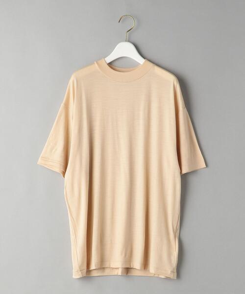 Kaptain Sunshine（キャプテン サンシャイン）の「＜KAPTAIN SUNSHINE＞クルーネックTシャツ -ウォッシャブル-（Tシャツ/カットソー・レディース・ベージュ/オフホワイト/イエロー・36）」の3枚目の写真