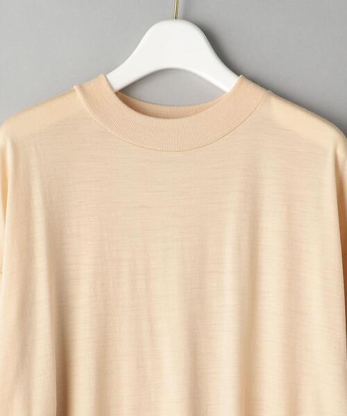 Kaptain Sunshine（キャプテン サンシャイン）の「＜KAPTAIN SUNSHINE＞クルーネックTシャツ -ウォッシャブル-（Tシャツ/カットソー・レディース・ベージュ/オフホワイト/イエロー・36）」の7枚目の写真