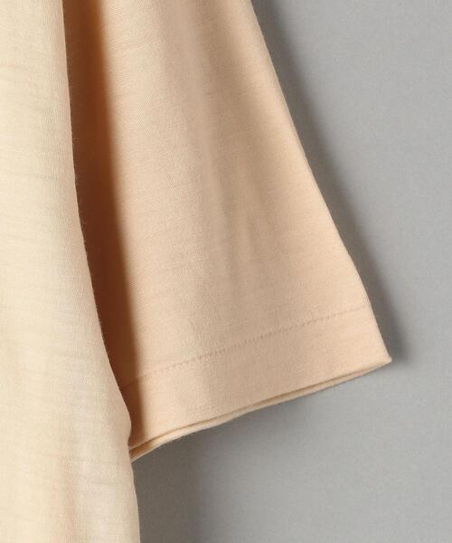 Kaptain Sunshine（キャプテン サンシャイン）の「＜KAPTAIN SUNSHINE＞クルーネックTシャツ -ウォッシャブル-（Tシャツ/カットソー・レディース・ベージュ/オフホワイト/イエロー・36）」の5枚目の写真