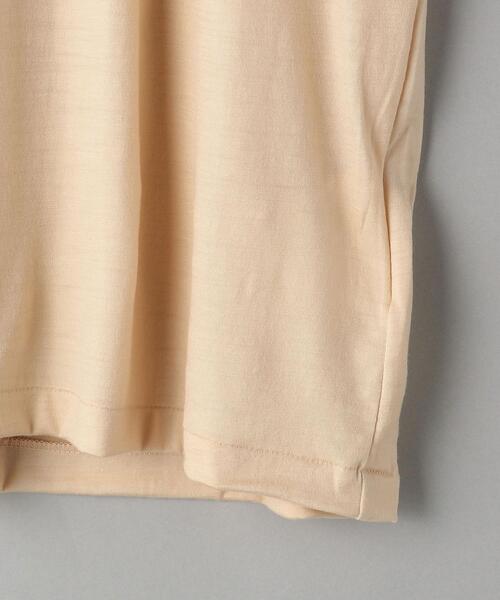 Kaptain Sunshine（キャプテン サンシャイン）の「＜KAPTAIN SUNSHINE＞クルーネックTシャツ -ウォッシャブル-（Tシャツ/カットソー・レディース・ベージュ/オフホワイト/イエロー・36）」の4枚目の写真