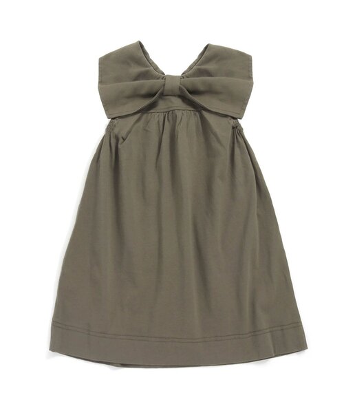 Seraph（セラフ）の「3WAY無地ボックスワンピース（ワンピース・キッズ・ベージュ/チャコール/ミント・95/120/80/110/100/90/140/130）」の15枚目の写真