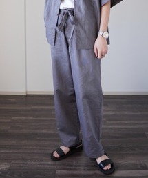y/m by れぽすけ | リラックスリネンライクパンツ(スラックス)