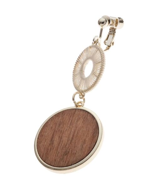 dazzlin（ダズリン）の「ナチュラルペアサークルイヤリング（イヤリング・レディース・アイボリー/ブルー/ブラウン・FREE）」の8枚目の写真